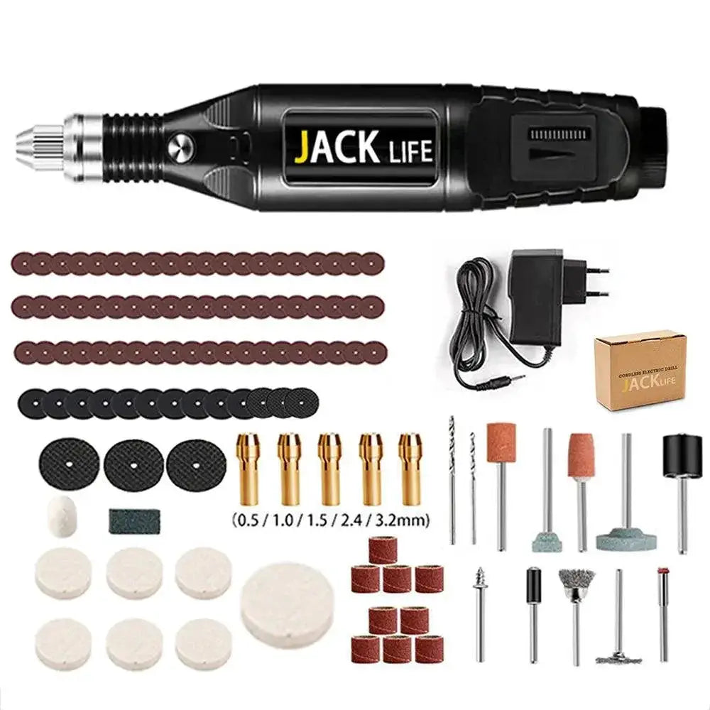 Electric Mini Engraver Polisher Kit Pro Grade Tool Set