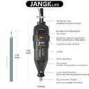 Electric Mini Engraver Polisher Kit Professional Grade Tool Set