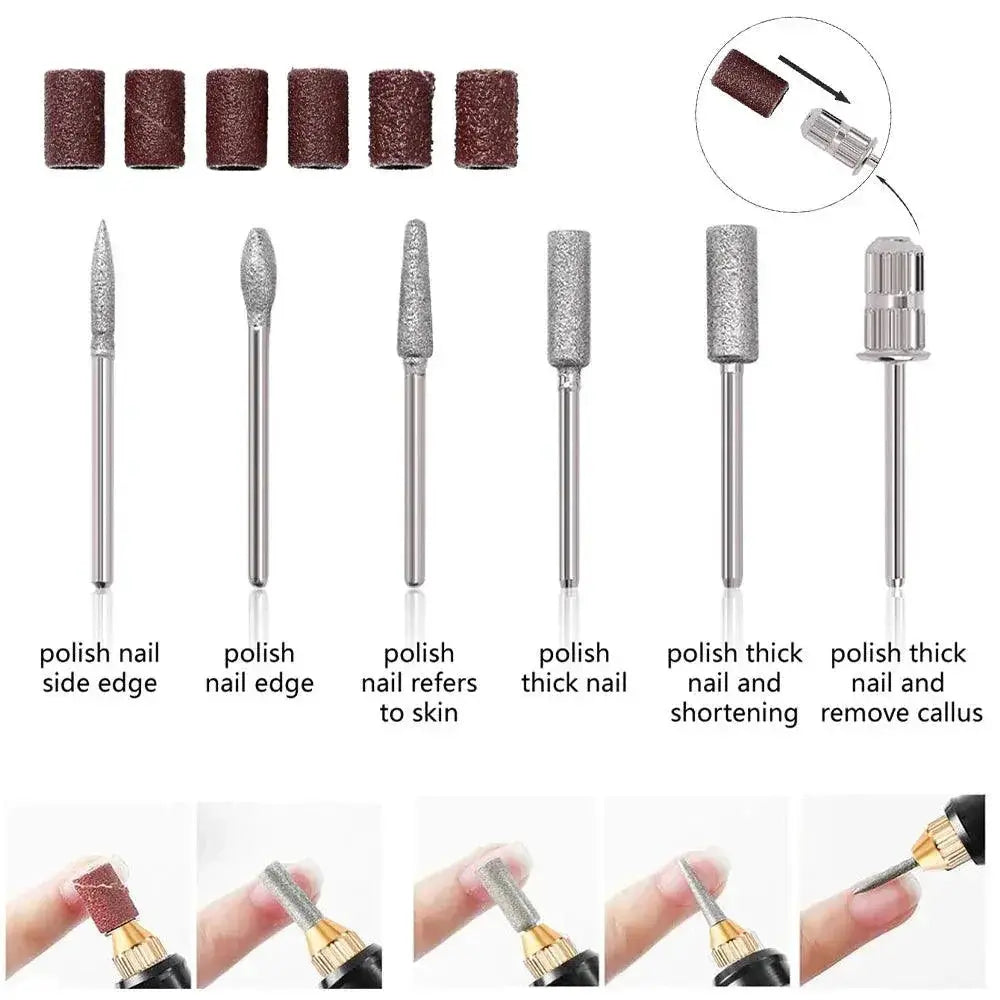 Electric Nail Drill Kit For Precision Manicures Pedicures