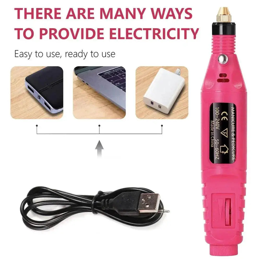 Electric Nail Drill Kit For Precision Manicures Pedicures