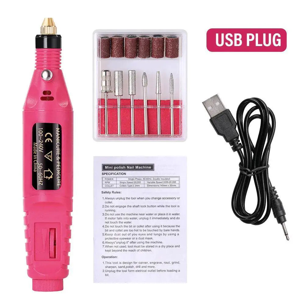 Electric Nail Drill Kit For Precision Manicures Pedicures