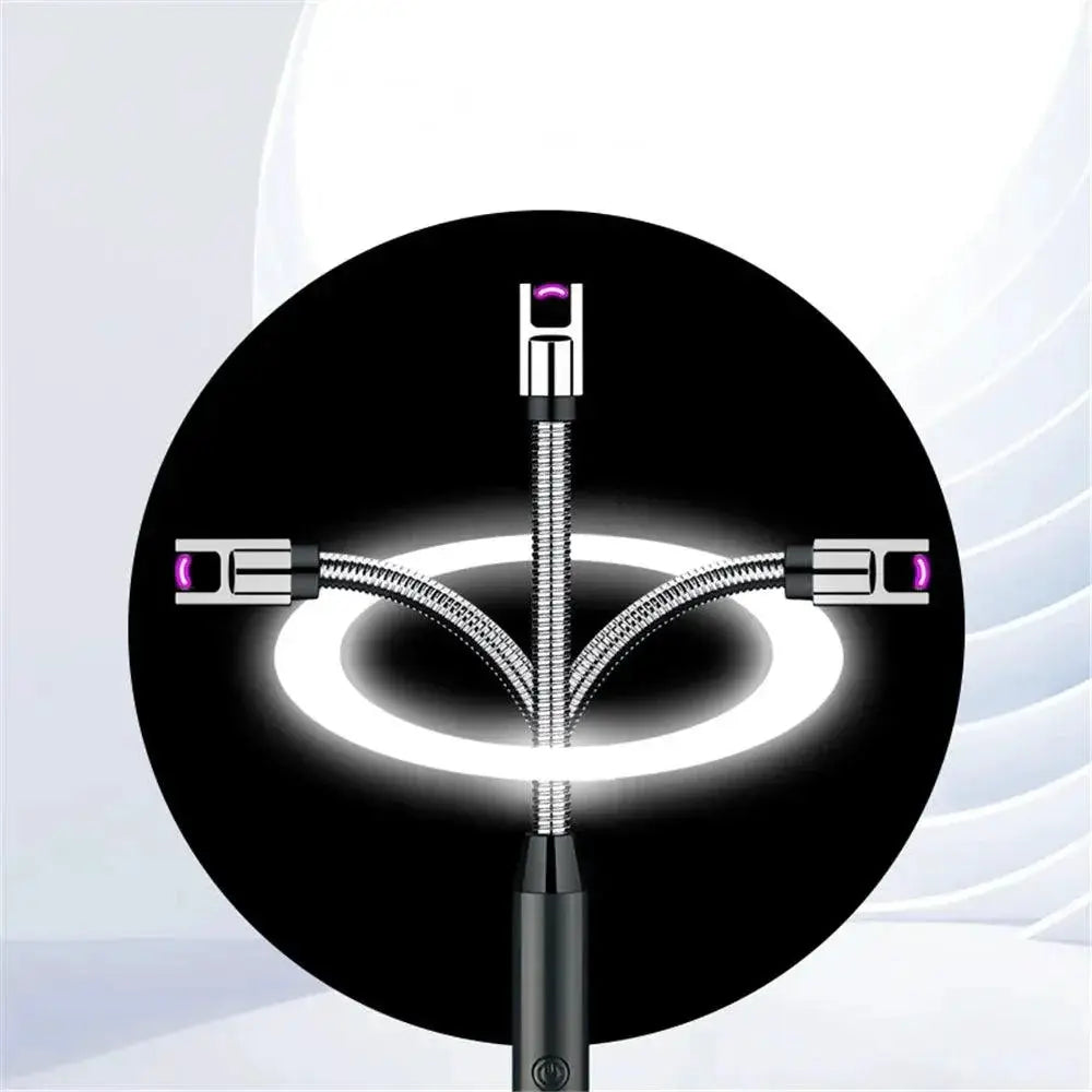 Electric Plasma Arc USB Lighter Windproof Flameless Tech