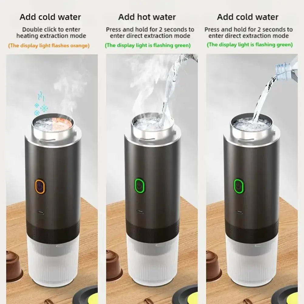 Electric Portable Coffee Maker For Car And Home Three In One