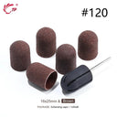 Electric Purple Nail Drill Caps Set for Manicure Pedicure