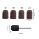 Electric Purple Nail Drill Caps Set for Manicure Pedicure