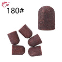 Electric Purple Nail Drill Caps Set for Manicure Pedicure