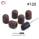 Electric Purple Nail Drill Caps Set for Manicure Pedicure