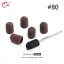 Electric Purple Nail Drill Caps Set for Manicure Pedicure