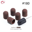 Electric Purple Nail Drill Caps Set for Manicure Pedicure