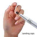 Electric Purple Nail Drill Caps Set for Manicure Pedicure