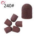 Electric Purple Nail Drill Caps Set for Manicure Pedicure