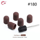 Electric Purple Nail Drill Caps Set for Manicure Pedicure