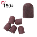 Electric Purple Nail Drill Caps Set for Manicure Pedicure