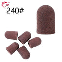 Electric Purple Nail Drill Caps Set for Manicure Pedicure