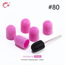 Electric Purple Nail Drill Caps Set for Manicure Pedicure