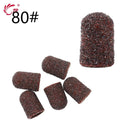 Electric Purple Nail Drill Caps Set for Manicure Pedicure