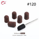 Electric Purple Nail Drill Caps Set for Manicure Pedicure