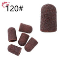 Electric Purple Nail Drill Caps Set for Manicure Pedicure