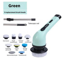 Electric Spin Cleaning Brush Set 9 In 1 Effortless Cleaning