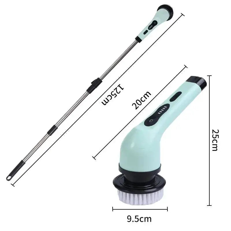 Electric Spin Cleaning Brush Set 9 In 1 Effortless Cleaning