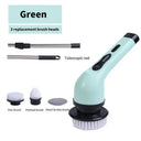Electric Spin Cleaning Brush Set 9 In 1 Effortless Cleaning