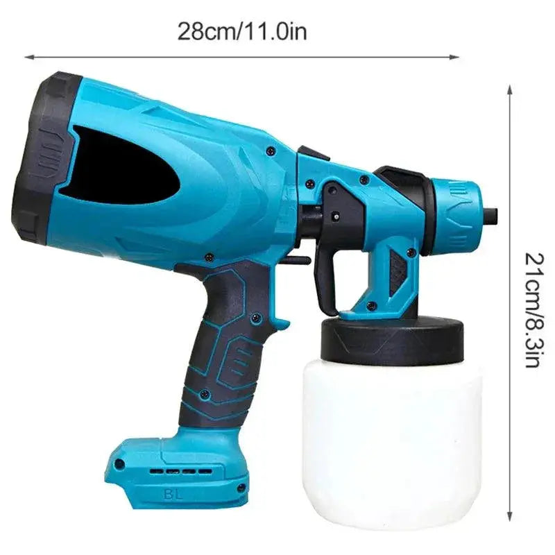Cordless Electric Spray Gun 800ML Handheld Paint Sprayer