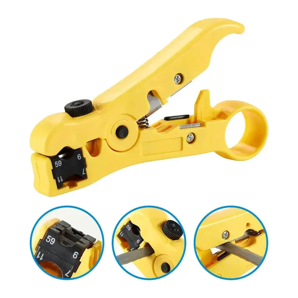 Electric Stripping Knife Pliers for Coaxial Cable Cutter