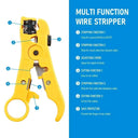 Precise Coax Stripping Pliers for Techs