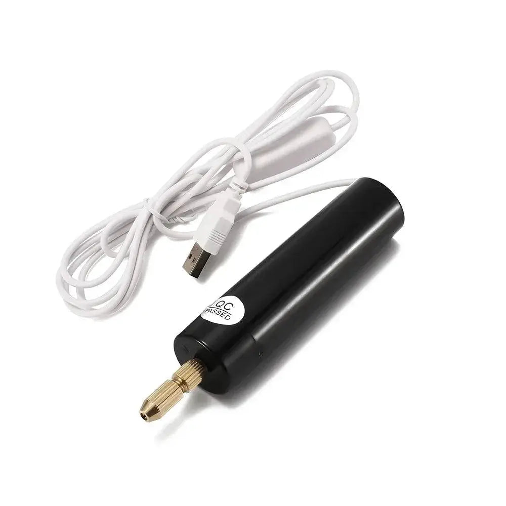 USB Mini Drill Engraver Tool 5 Pieces Set Electric Rotary