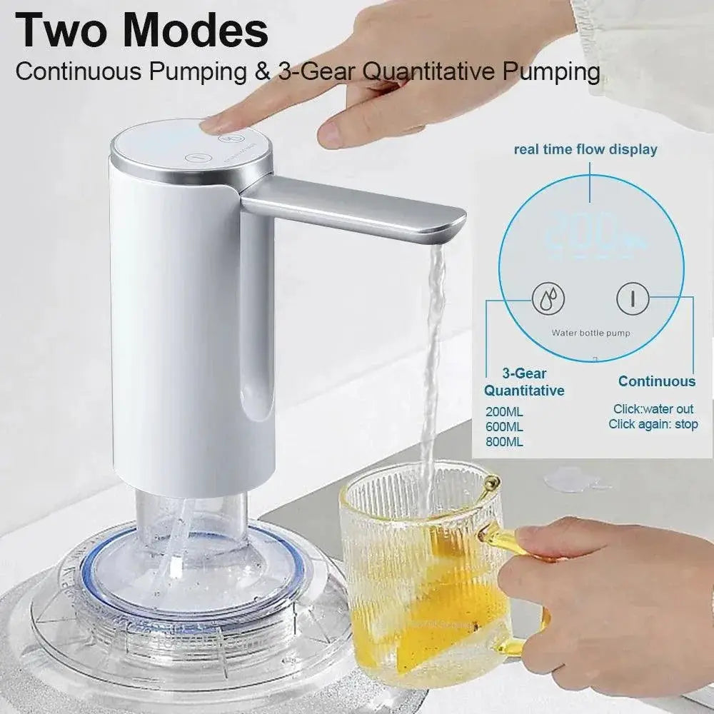 Electric Water Pump Smart Rechargeable Dispenser for Bottles