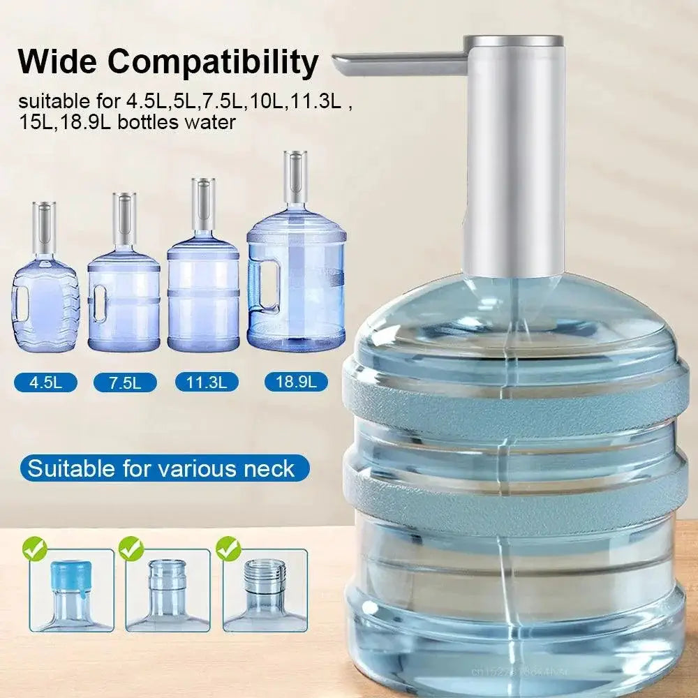 Electric Water Pump Smart Rechargeable Dispenser for Bottles