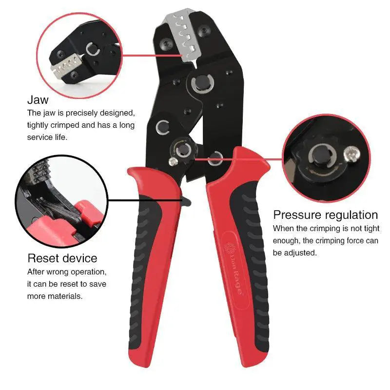 Electrician Crimping Tool Set Pliers Terminals Clamp Kit