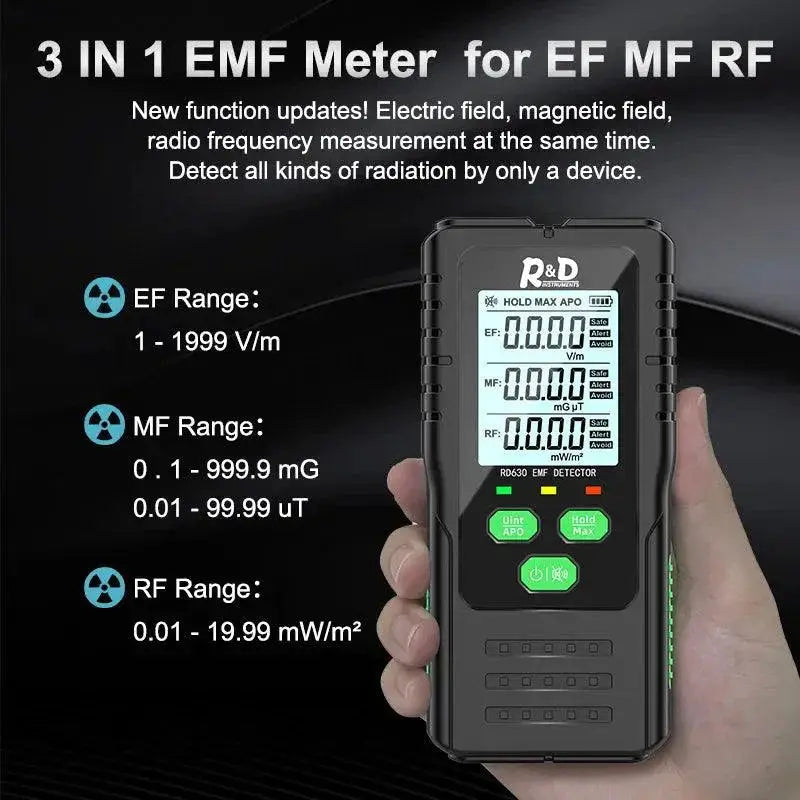 Advanced EMF Detector Meter For Field Measurement Accuracy