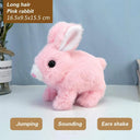 Electronic Plush Rabbit Toy Robot Bunny With Walking Action