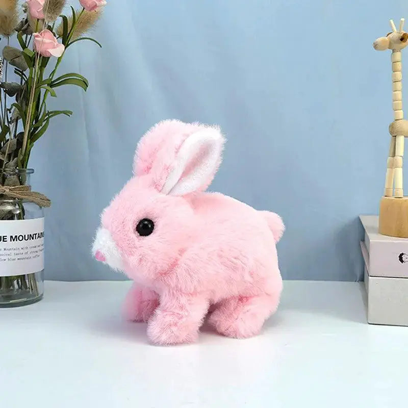 Electronic Plush Rabbit Toy Robot Bunny With Walking Action