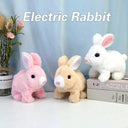 Electronic Plush Rabbit Toy Robot Bunny With Walking Action
