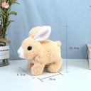 Electronic Plush Rabbit Toy Robot Bunny With Walking Action