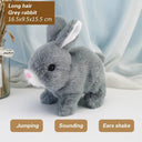 Electronic Plush Rabbit Toy Robot Bunny With Walking Action