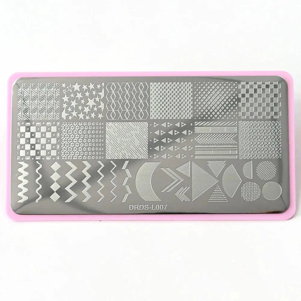 Nail Stencil Bundle for DIY Nail Art — 21(12X6cm)