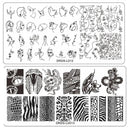 Elegance & Serpent Nail Art Stencils Bundle Steel Designs