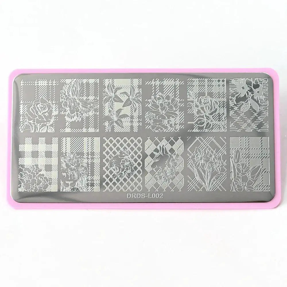 Nail Stencil Bundle for DIY Nail Art — 8(12X6cm)