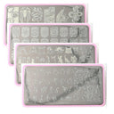 Elegance & Serpent Nail Art Stencils Bundle Steel Designs
