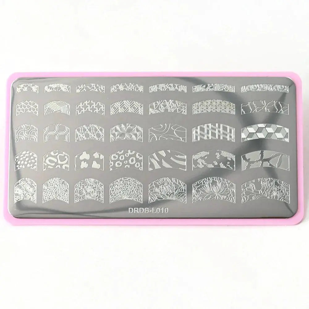 Nail Stencil Bundle for DIY Nail Art — 13(12X6cm)