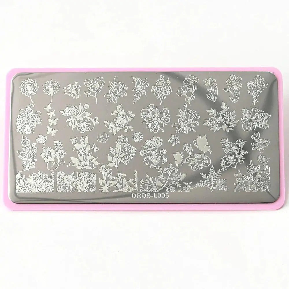 Nail Stencil Bundle for DIY Nail Art — 23(12X6cm)