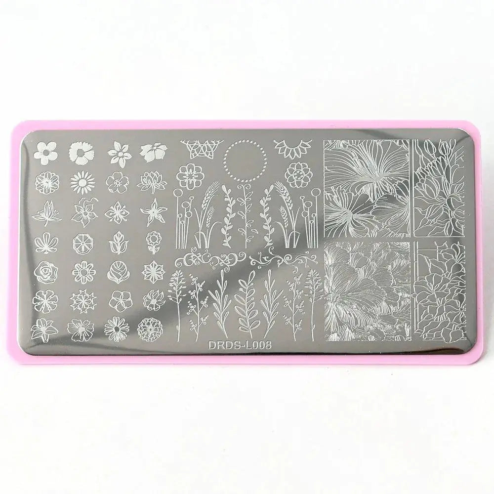 Nail Stencil Bundle for DIY Nail Art — 11(12X6cm)