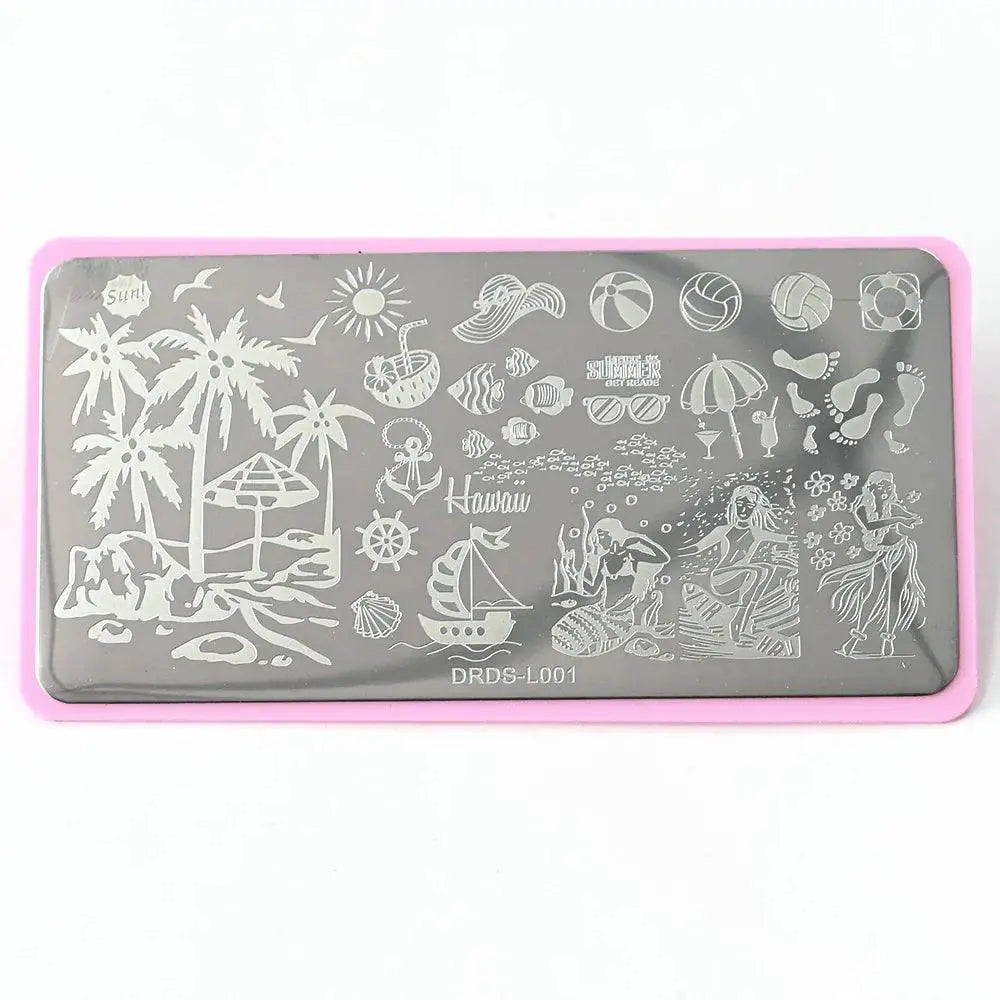 Nail Stencil Bundle for DIY Nail Art — 7(12X6cm)