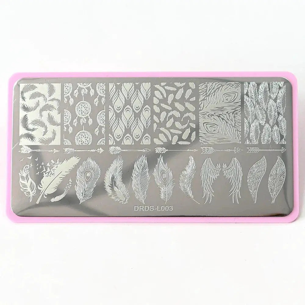 Nail Stencil Bundle for DIY Nail Art — 9(12X6cm)