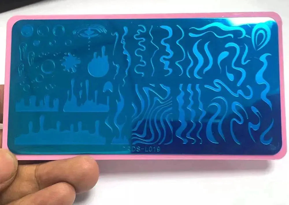 Nail Stencil Bundle for DIY Nail Art — 5(12X6cm)