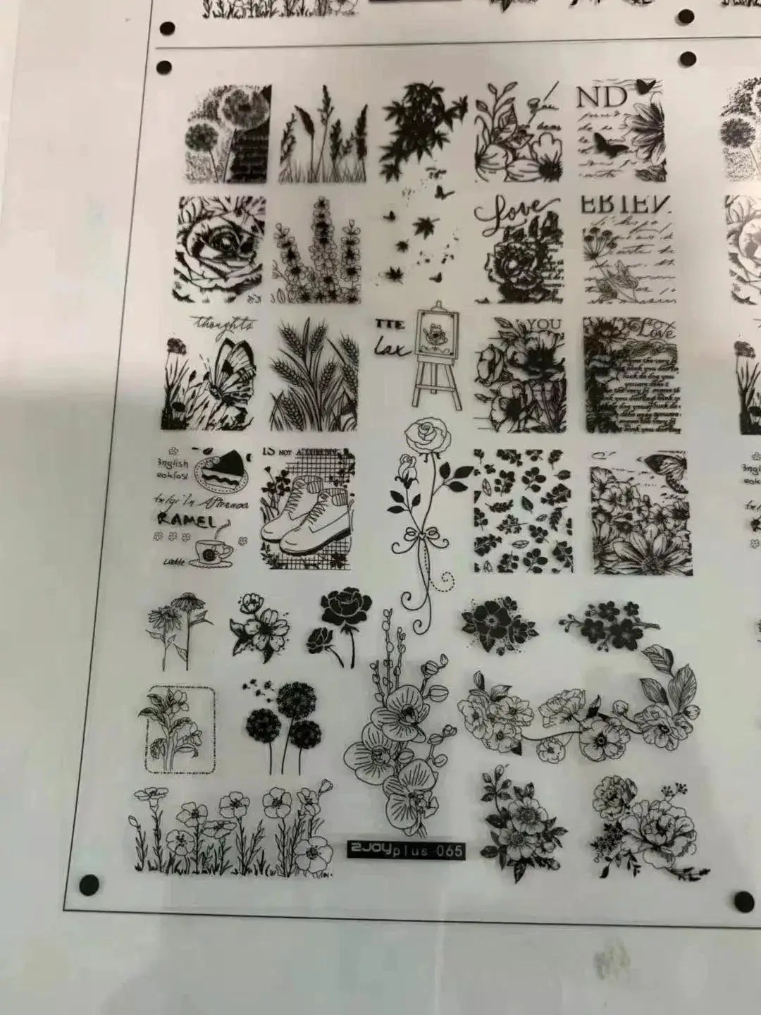 Elegance And Serpent Nail Art Stencil Bundle Steel Designs