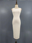 Elegance Steel Ring Bodycon Dress: Modern Sophistication Now